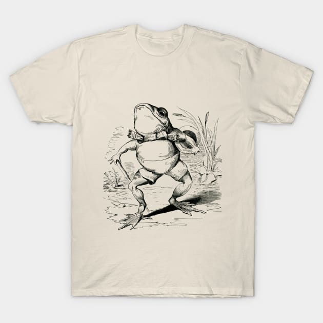 Good TIme Frog Dances the Night Away T-Shirt by Star Scrunch